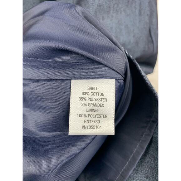 MERONA Dress Womens size 2 Denim Jean Strapless Pencil Knee Length‎ - Picture 7 of 7